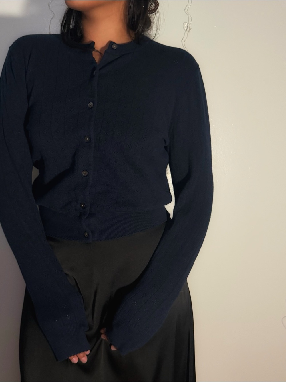 Levi's Navy Men's Button-Down Knit Cardigan